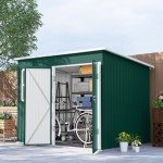 Outsunny 8.5x6ft Metal Garden Storage Shed