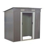 Panana Heavy Duty Metal Garden Shed 6x4