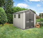 Lifetime Luna Light Grey Garden Tool Shed