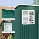 Outsunny 8.5x6ft Metal Garden Storage Shed