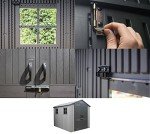 Lifetime Luna Light Grey Garden Tool Shed