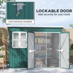 Outsunny 8.5x6ft Metal Garden Storage Shed