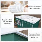 Outsunny 8.5x6ft Metal Garden Storage Shed