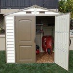 Duramax 8x6 Plastic Garden Storage Shed with Window