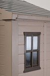Keter 6x6ft Outdoor Garden Storage Shed - Beige Brown