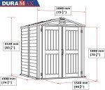 Duramax StoreMate PLUS 6x6 Plastic Garden Shed