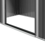 Outsunny 6.5ft Metal Garden Shed with Sliding Doors