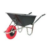 Heavy Duty 110L Black Garden Wheelbarrow
