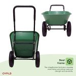 Heavy Duty 70L Garden Wheelbarrow with Pneumatic Tyre