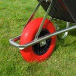 Heavy Duty 110L Black Garden Wheelbarrow