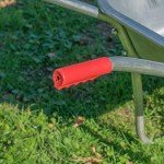 80L Steel Wheelbarrow with Easy Grip Handles