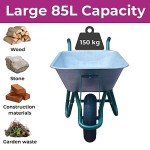 Galvanized Neo Wheelbarrow with Pneumatic Tire, 85L