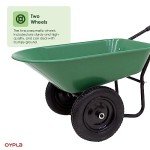 Heavy Duty 70L Garden Wheelbarrow with Pneumatic Tyre