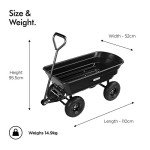 Heavy Duty Garden Cart with Tipping Function