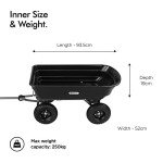 Heavy Duty Garden Cart with Tipping Function