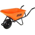 Heavy Duty 100L Wheelbarrow Cart with Strong Wheels