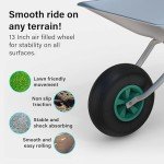 Heavy Duty 65L Wheelbarrow with Pneumatic Tyre