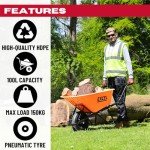 Heavy Duty 100L Wheelbarrow Cart with Strong Wheels