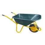 Heavy Duty 110L Garden Wheelbarrow with Pneumatic Tyre