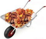 Galvanized Wheelbarrow Garden Cart with Pneumatic Tyre