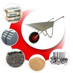 Heavy Duty Galvanized Wheelbarrow with Pneumatic Tyre