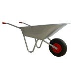 Heavy Duty Galvanized Wheelbarrow with Pneumatic Tyre