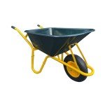 Heavy Duty 110L Garden Wheelbarrow with Pneumatic Tyre