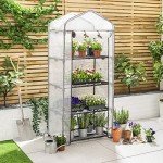 Christow 4-Tier Portable Mini Greenhouse