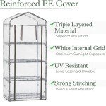 Christow 4-Tier Portable Mini Greenhouse