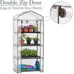 Christow 4-Tier Portable Mini Greenhouse