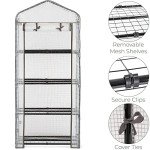 Christow 4-Tier Portable Mini Greenhouse