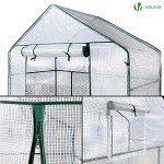 VOUNOT Walk-In Greenhouse with Roll-Up Door