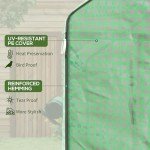 Outsunny 3-Tier Walk-In Greenhouse with Mesh Windows