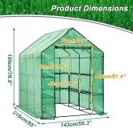 D4P Display4top Greenhouse with 8 Shelves
