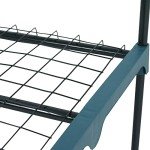 4-Tier Portable Greenhouse with Roll-Up Cover