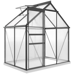 Outsunny Adjustable Roof Polycarbonate Greenhouse