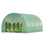 VOUNOT 4x3m Walk-In Poly Greenhouse Tent