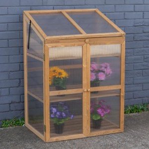 Woodside Wooden Cold Frame Growhouse for Plants