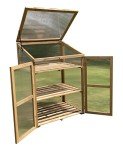 Wooden Frame Mini Polycarbonate Growhouse