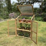 Wooden Frame Mini Polycarbonate Growhouse