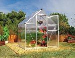 Palram Canopia Mythos 6x4 Silver Greenhouse Kit