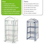 Bramble 4-Tier Compact Greenhouse for Small Gardens