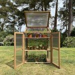 Wooden Frame Mini Polycarbonate Growhouse