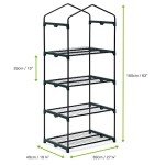 Bramble 4-Tier Compact Greenhouse for Small Gardens