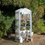 Bramble 4-Tier Compact Greenhouse for Small Gardens