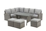 Marilyn 9-Seater Rattan Corner Sofa Set