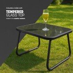 4-Piece Modern Mesh Garden Furniture Set
