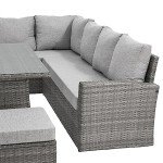 Marilyn 9-Seater Rattan Corner Sofa Set
