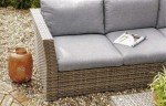 Luxury 5-Seater Black Rattan Garden Lounge Set