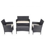 Chicreat Polyrattan Lounge Set for Indoor/Outdoor